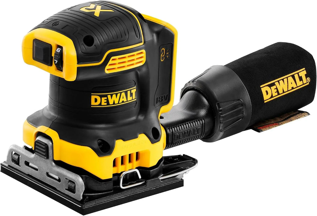 DEWALT DCW200N-XJ DCW200N 18V XR 1/4 hoja de lijadora de palma, 18 V