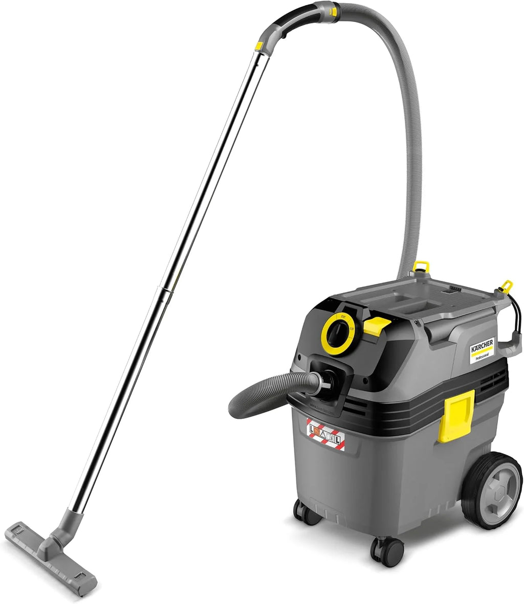KÄRCHER Aspirador en seco y húmedo NT 30/1 Ap L, Potencia: máx. 1380 W, depósito: 30 l, Manguera de aspiración: 2,5 m, Boquilla barredora de Suelos (300 mm), Boquilla para Ranuras