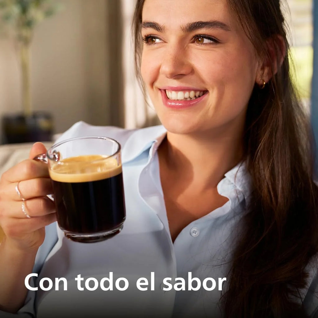 PHILIPS 5500 Cafetera Superautomática LatteGo, 20 bebidas, Gris
