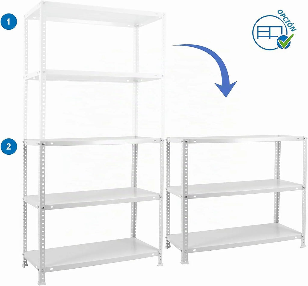 Simon Rack Estantería Metálica 2000x1000x500 mm - Comfort