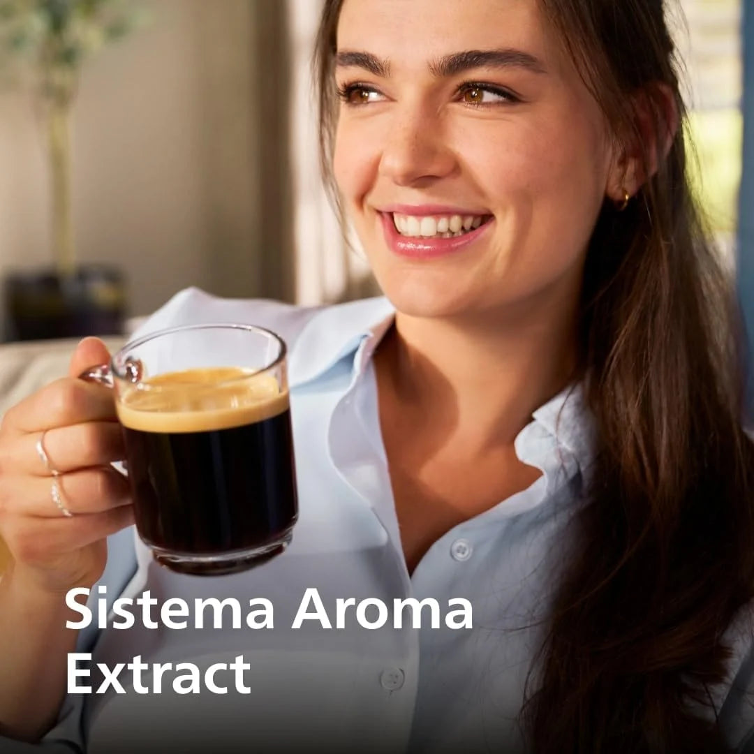 PHILIPS Serie 2200 Cafetera Espresso Automática - 2 Cafés, Pantalla Táctil, Espumador de Leche Clásico, Molinillo Cerámico, Negro Mate (EP2220/10)
