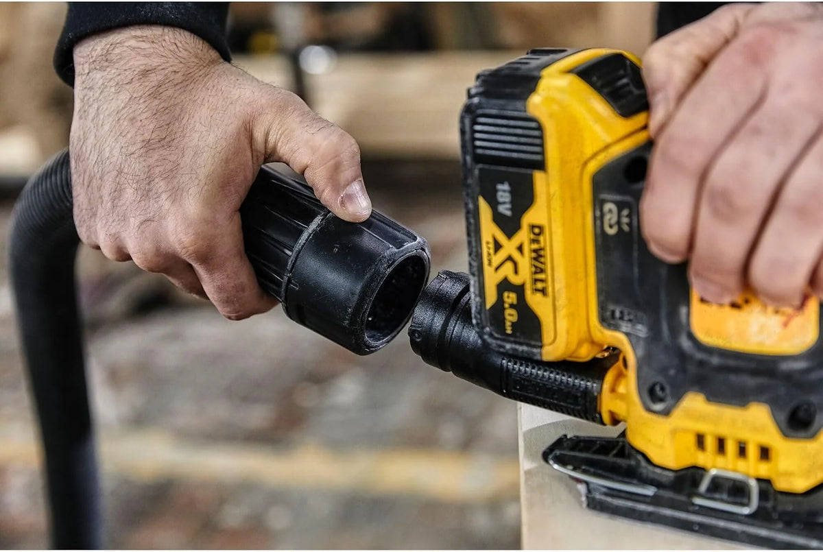 DEWALT DCW200N-XJ DCW200N 18V XR 1/4 hoja de lijadora de palma, 18 V