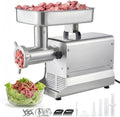 VEVOR Picadora de Carne 1100W 1,5 HP de Acero Inoxidable, Picadora de Carne Eléctrica 9,5 kg/min, con 3 Placas, 3 Tubos de Embutir Salchichas, para Cocinas Domésticas, Restaurantes, Carnicerías