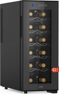 WIE Vinoteca 12 Botellas, 33 L Nevera Vinos,