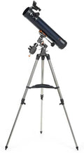 Celestron 31051 AstroMaster 130EQ, Telescopio reflector newtoniano con accionamiento por motor, azul oscuro