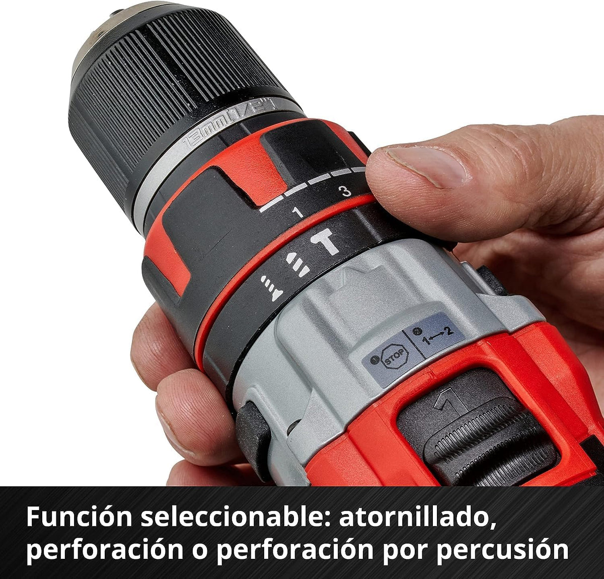 Einhell Professional Taladro percutor con batería TP-CD 18 Li-i BL Kit