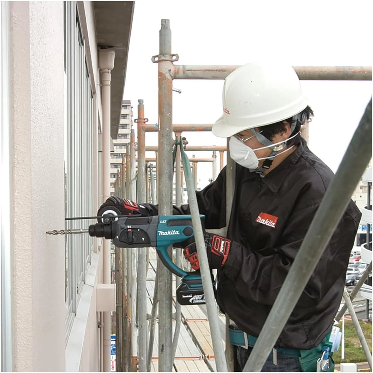 Makita DHR202Z Herramienta, 18 W, 18 V, Negro, sin batería y cargador, Solo carcasa