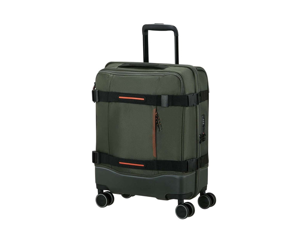Mala De Cabina Interior Pista 55cm 4 Rodas Caqui Escuro 41.5 l American Tourister