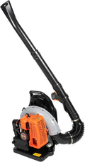Soplador de hojas de gasolina de 63 ccm, 6800 rpm, 2 tiempos, para jardín, flujo de aire de 0,3 m³/seg, soplador de hojas portátil, limpieza de nieve, eliminación de polvo y extinción de