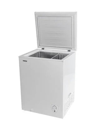 MAŁA ZAMRAŻARKA SKRZYNIOWA 2w1 LODÓWKA 100L KOSZ LED BIAŁA