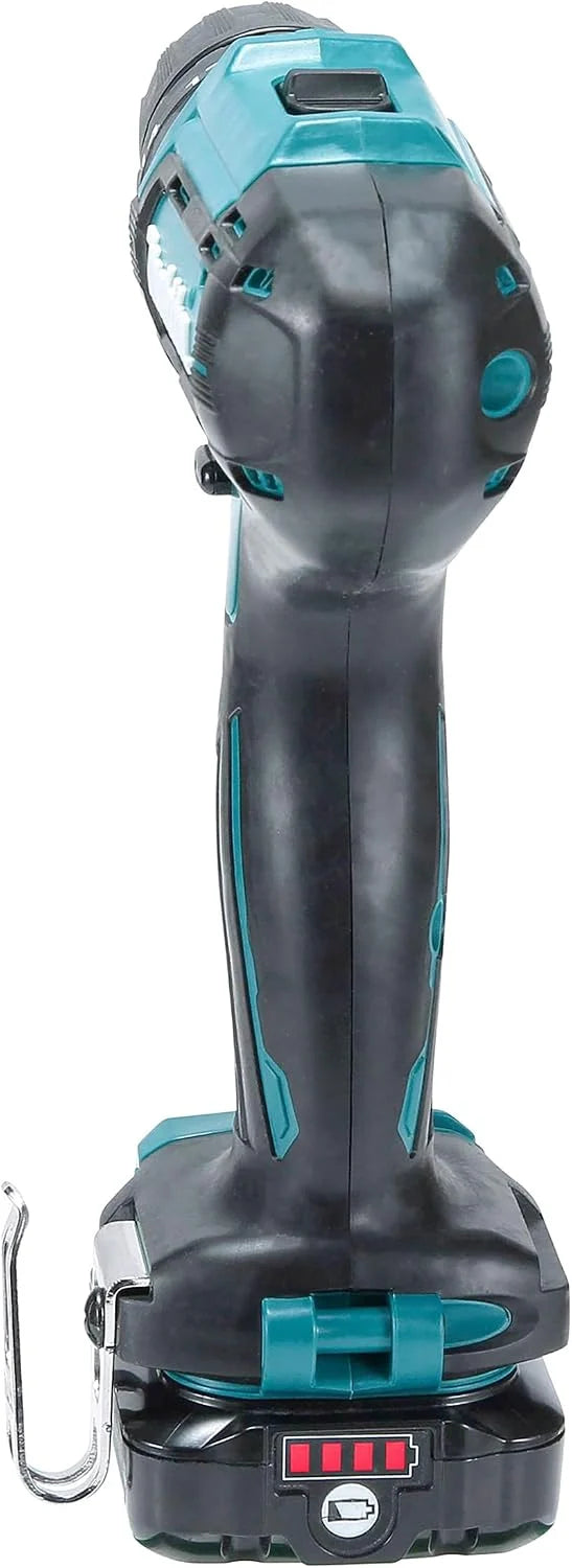 Makita HP333DSAX1 Taladro atornillador inalámbrico 12 V máx. / 2,0 Ah, 2 baterías y cargador en maletín de transporte