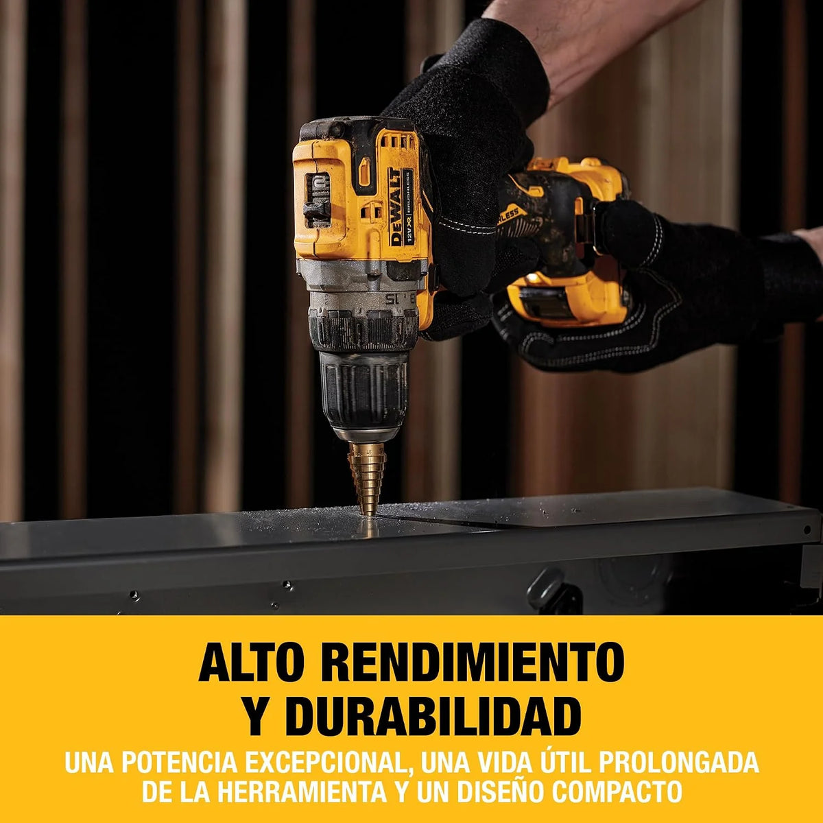 DEWALT Taladro atornillador compacto sin escobillas 12V XR, DCD701D2-QW