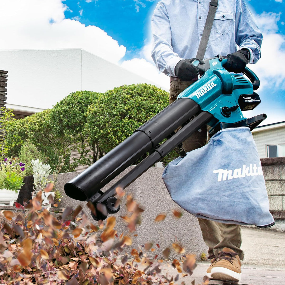Makita DUB187Z - Aspirador de Hojas con batería (18 V, sin batería, sin Cargador)