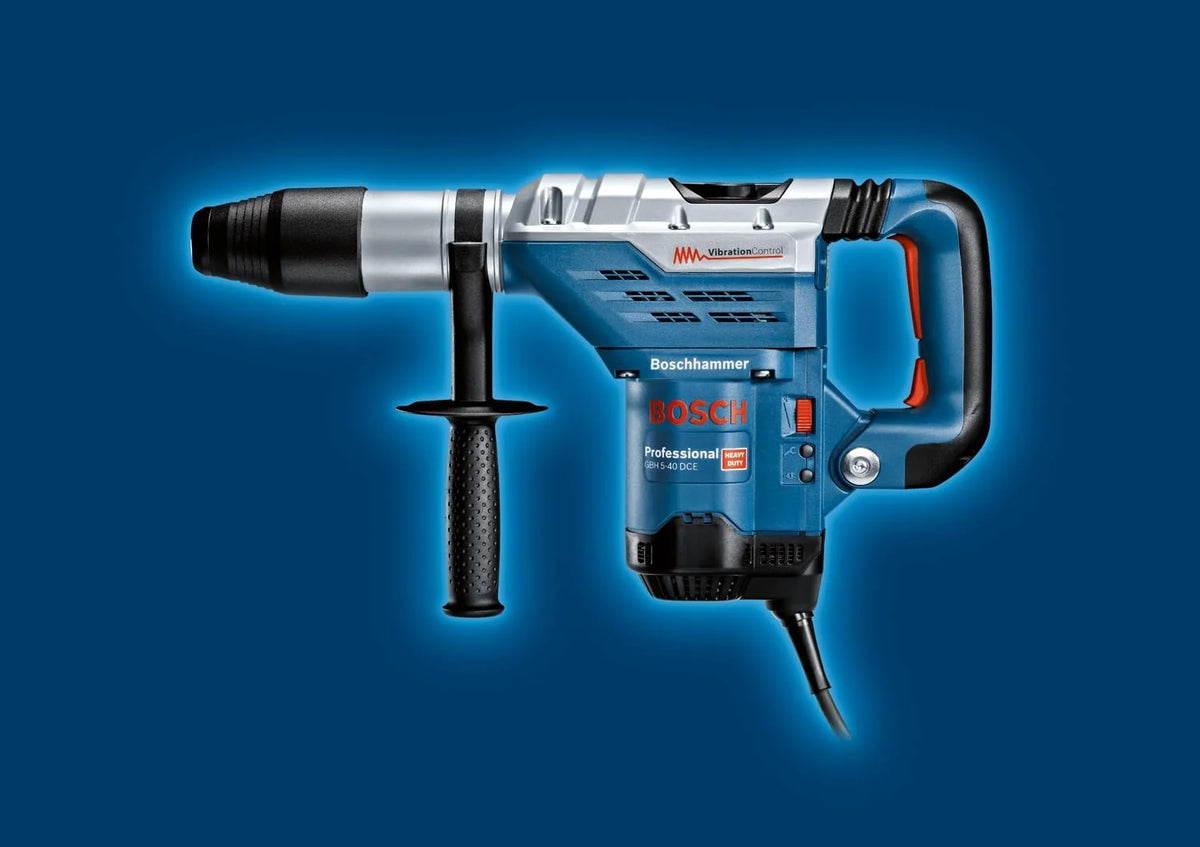 Bosch Professional martillo perforador GBH 5-40 DCE (SDS plus incl. empuñadura auxiliar, maletín), [Power Source Type], [Style], [Color]