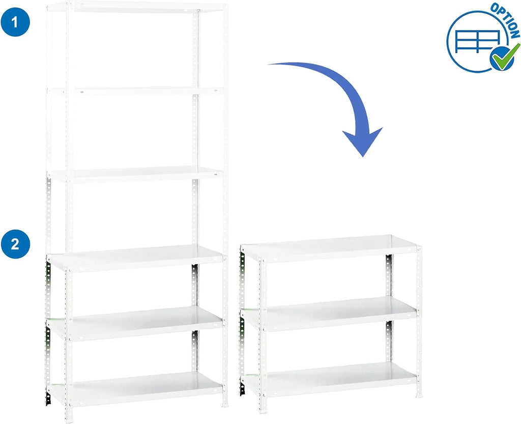 Simon Rack Estantería Metálica 2000x800x400 mm - Comfort