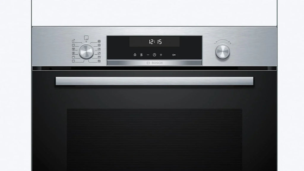 Bosch - Horno multifunción pirolítico, 60 cm. de ancho, Serie 6, Home Connect, 3D Hotair, Autolimpieza, Mandos ocultables, Nergo, HBG578ES7