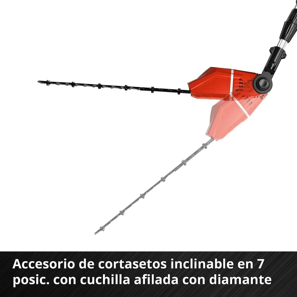 Einhell Herramienta multifunción de batería Power X Change GE-HC 18 Li T Solo - 200 W, 18 V, Cortasetos y Sierra eléctrica 2 en 1, Espada Oregon, Cargador y batería no Incluidas