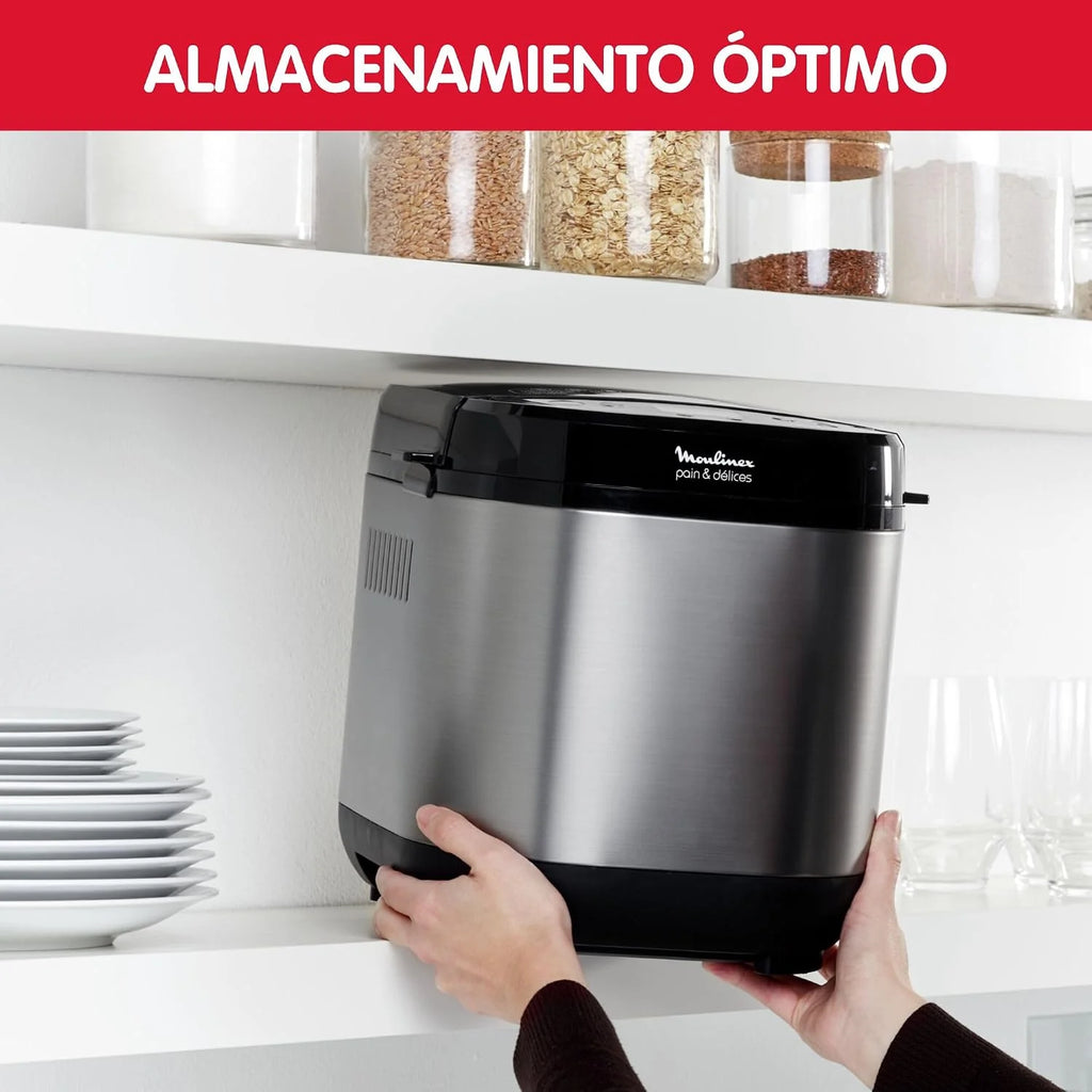Moulinex Pain & Délices, Panificadora de 20 programas