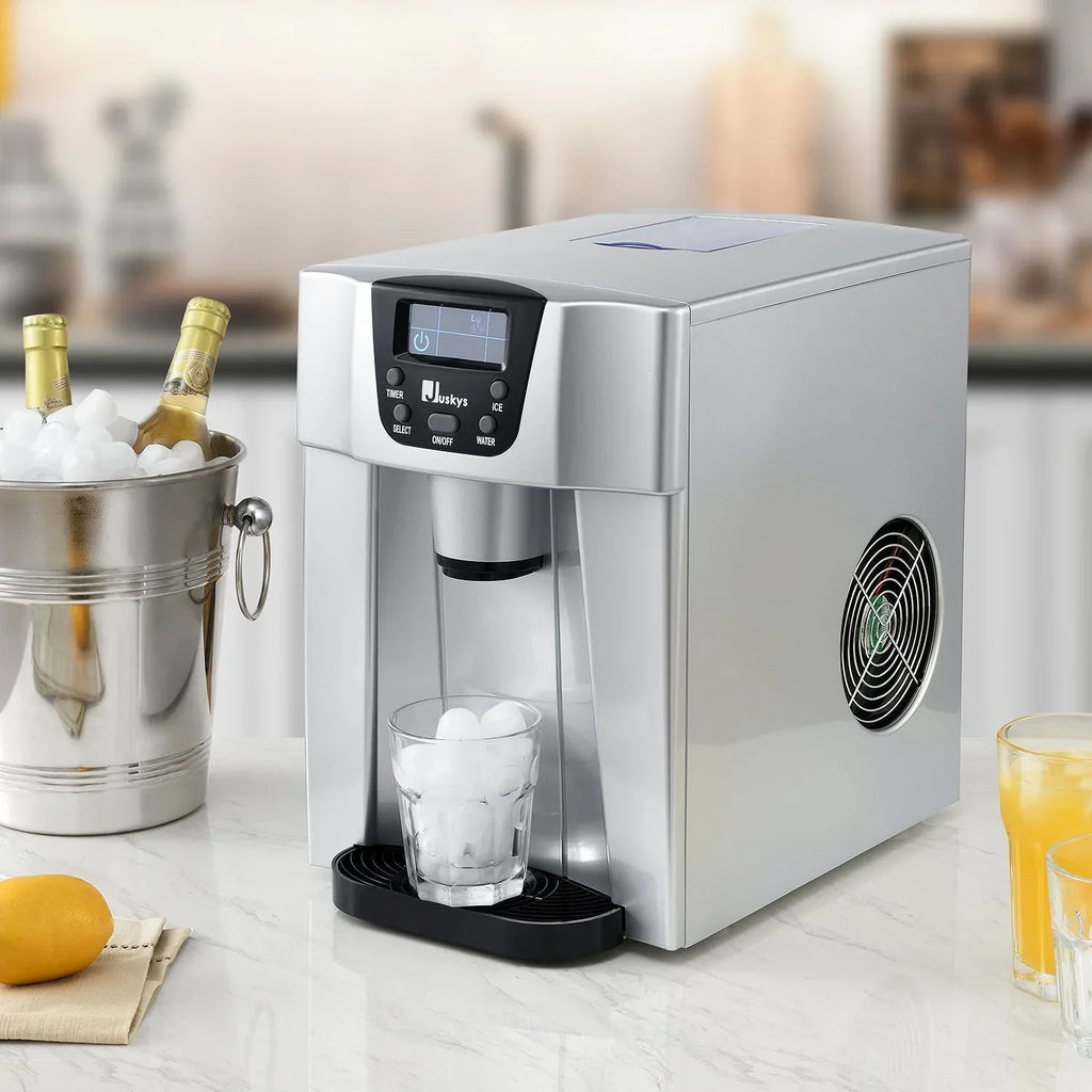 2025 Máquina de hielo PIM200L con dispensador – ¡Refrescate con hielo siempre listo!