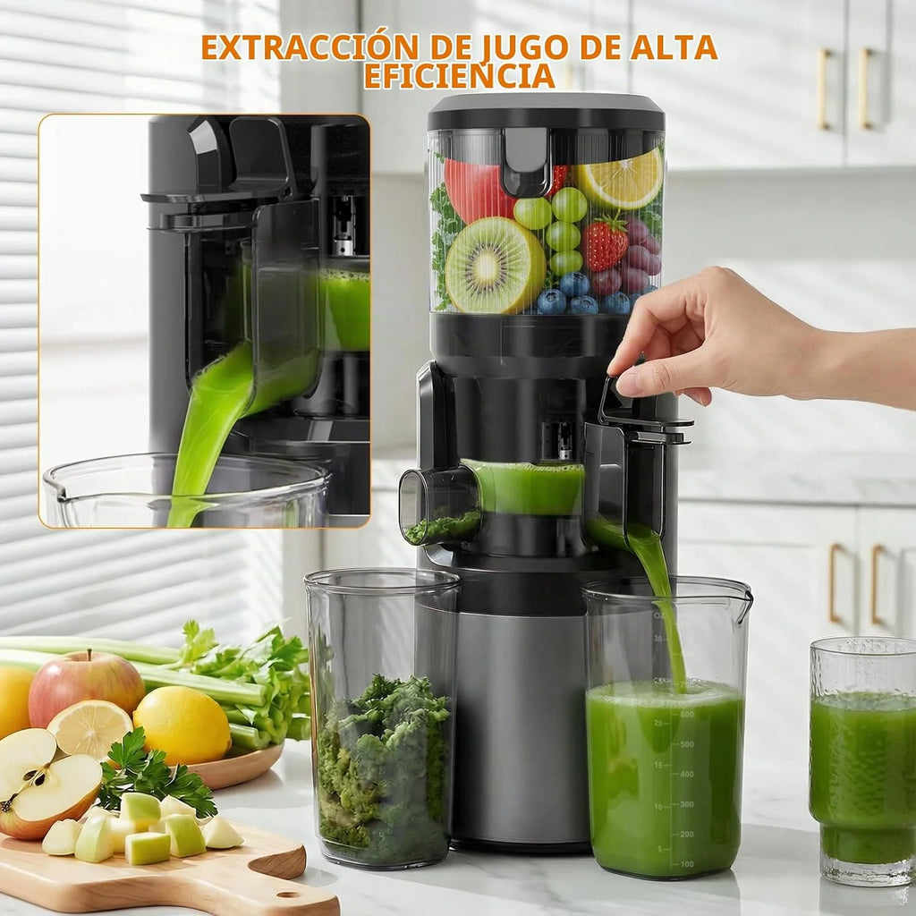 SJ-068 Extractor de Zumos y Verduras Prensado en Frío XL 152mm