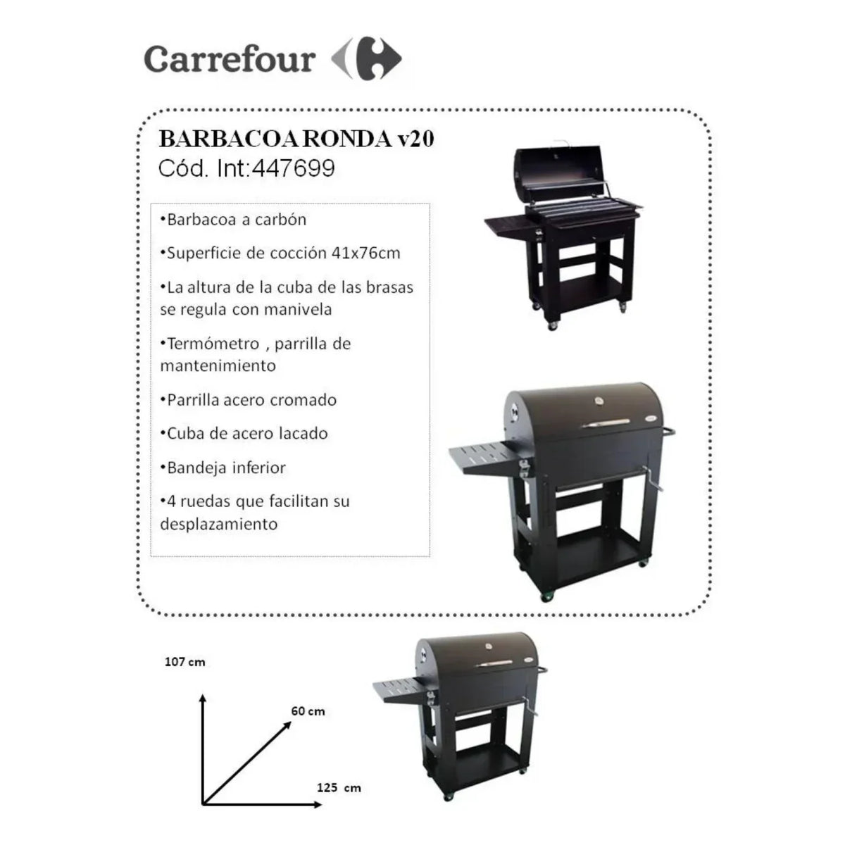 Barbacoa Mod. Ronda V-2020