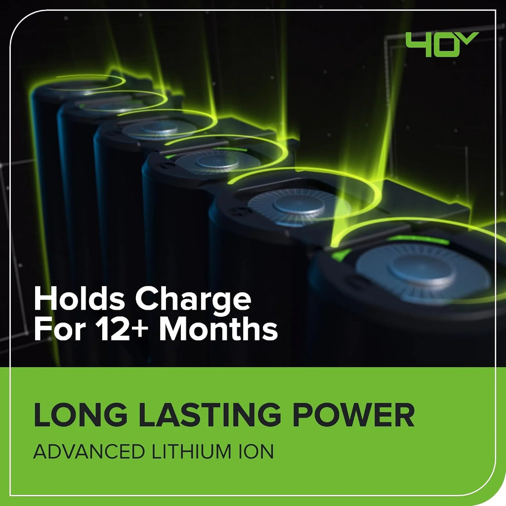 Greenworks GD40BV Soplador Aspirador de Hojas a Batería con Motor sin Escobillas, 280 km/h, 9,63 m³/min, Bolsa Recogedora de 45L SIN Batería de 40V y Cargador, Garantía de 3 Años