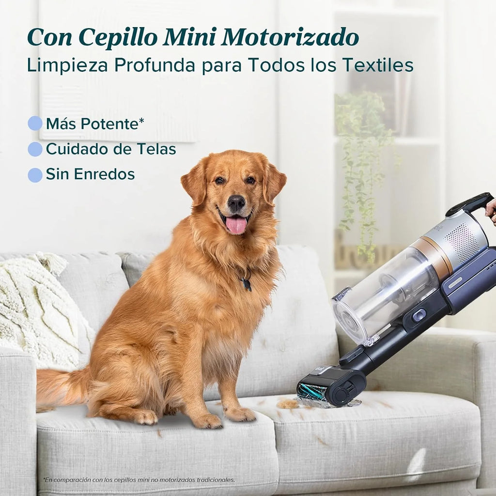 Levoit LVAC300 Aspiradora sin Cable para Mascota, Mini Cepillo Turbo, HEPA