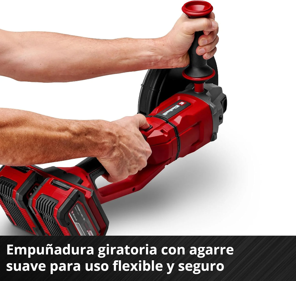 Einhell Professional Amoladora angular con batería AXXIO 36/230 Q