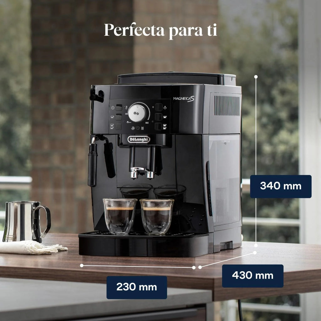 De'Longhi Magnifica S - Cafetera Superautomática 2 Bebidas Negro