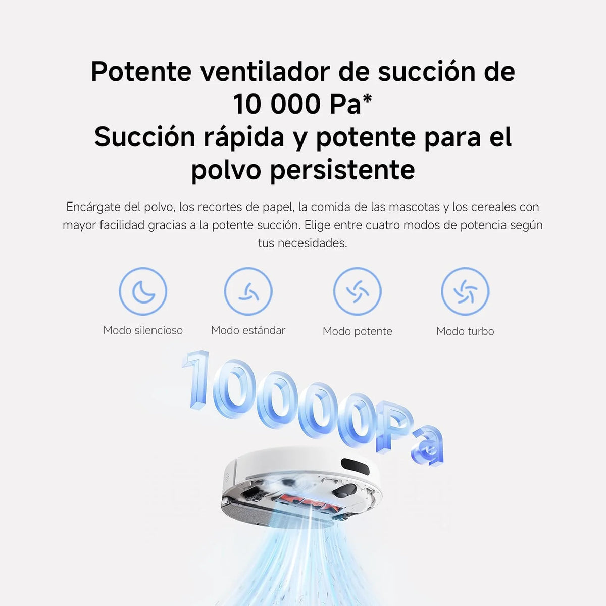XIAOMI H40 Robot Aspirador con Auto-Vaciado, Aspiración 10000 Pa