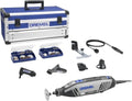 Dremel 4250 Herramienta rotativa de 175 W, kit multiherramienta con 6 complementos y 128 accesorios, motor de 175 W con retroalimentación electrónica, velocidad variable de 5000-35 000 rpm