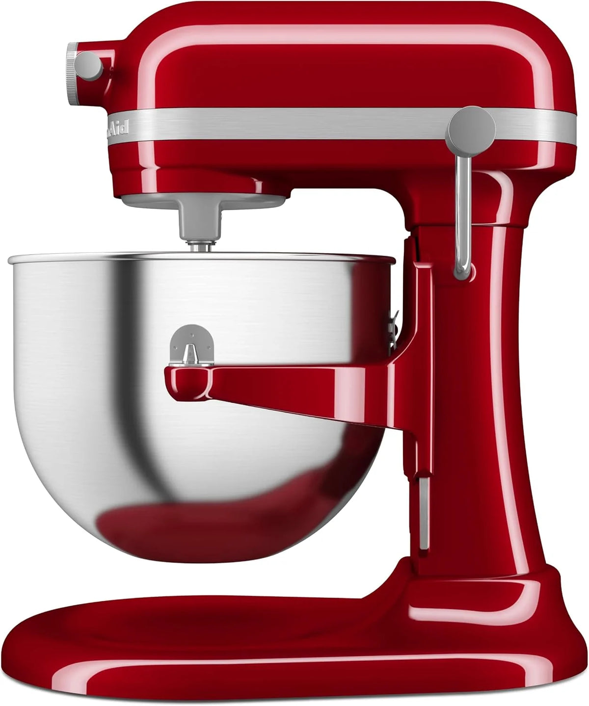 KitchenAid Batidora Amasadora Heavy Duty 6.6L, Engranajes Todo Metal, 11 Velocidades, Arranque Suave, Corte por Sobrecalentamiento, Bol 3 Puntos, Rojo Empire