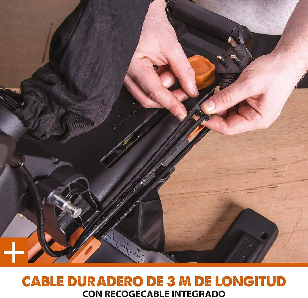 Evolution Power Tools R255SMS Sierra ingletadora Deslizante multimaterial, con Paquete Plus, Corta acero dulce, aluminio, plástico, madera con clavos incrustados 230 V, 255 mm
