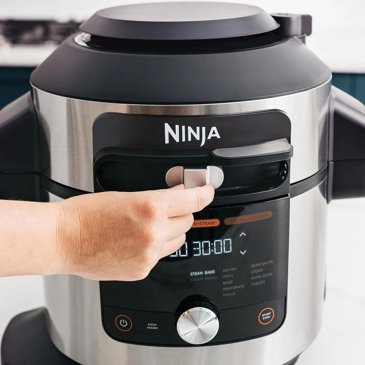 Ninja Foodi MAX, Olla Eléctrica Multifunción Slow Cooker con SmartLid, 7,5L