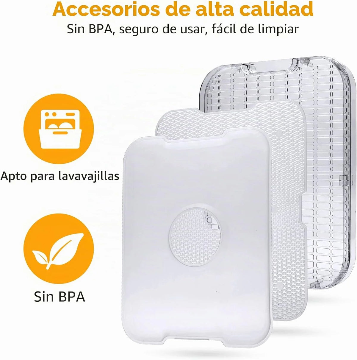 Deshidratador de acero inoxidable 400 W, deshidratador para frutas, carne y hierbas, incluye 8 capas de secado, láminas de deshidratación, deshidratador con regulador de temperatura de 35 – 70 °C
