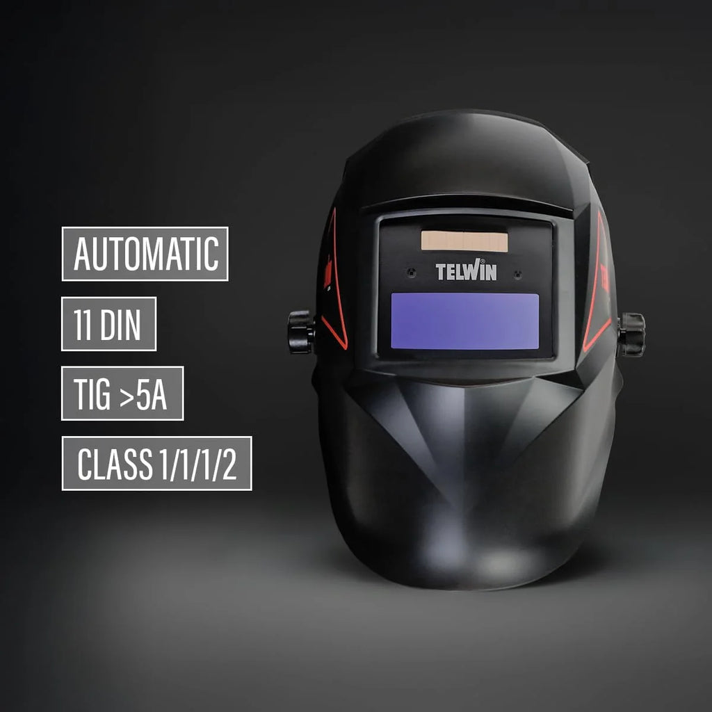 T-Arc 164 Soldadora Inverter Electrodo MMA 150A, con Máscara Automática tipo Casco y Accesorios, Máquina para Soldar Portátil Compacta y Sencilla, para Mantenimiento y Bricolaje Doméstico, 230V