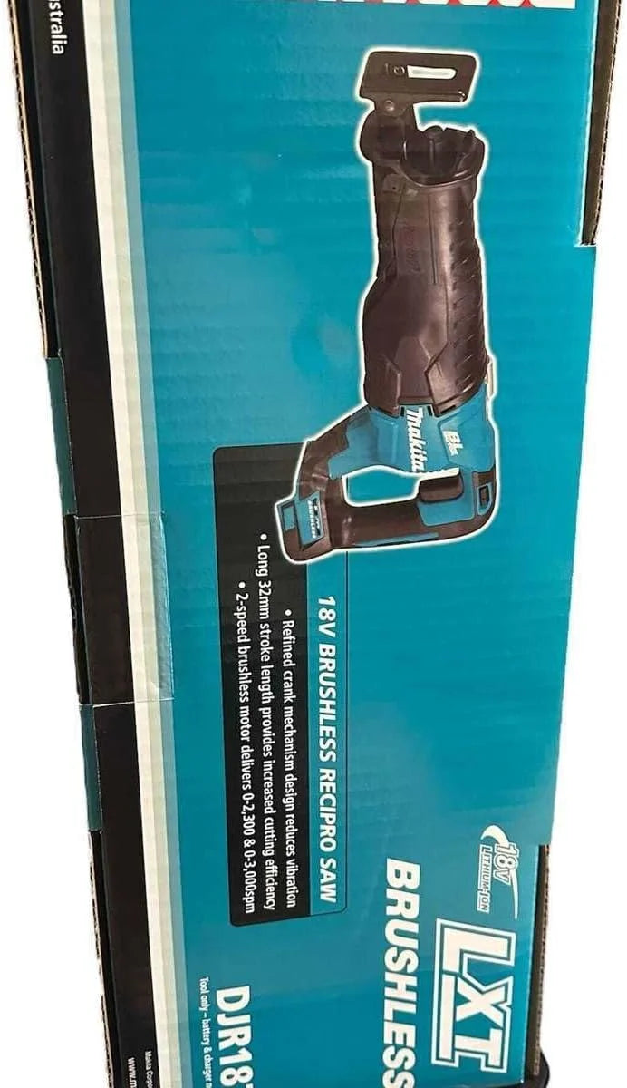 Makita DJR187Z Sierra De Sable 18V Bl, No Incluye Batería, 54 W, 18 V, Multicolor, One size