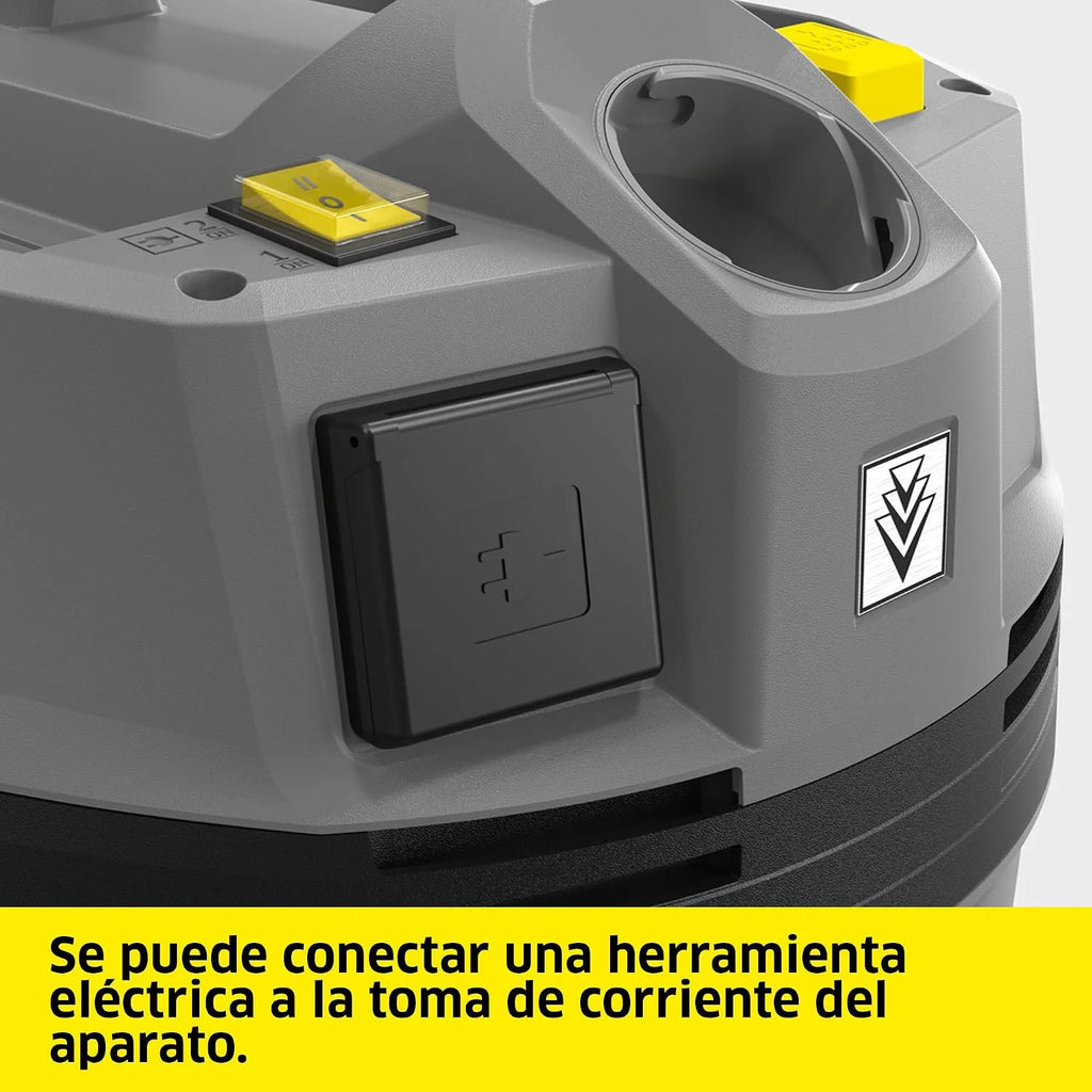 KÄRCHER Aspirador en seco y húmedo NT 22/1 Ap Te L, máx. 1300 W, depósito: 22 l, Tubo Flexible de aspiración: 1,9 m, Boquilla barredora de Suelos (300 mm), Boquilla para Ranuras, Toma del Equipo