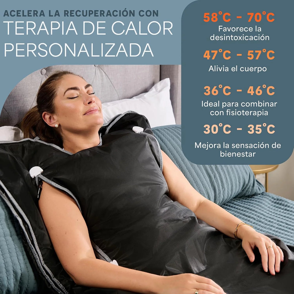 Lifepro BioRemedy Plus Manta de Sauna Infrarroja Portátil de Terapia para Casa