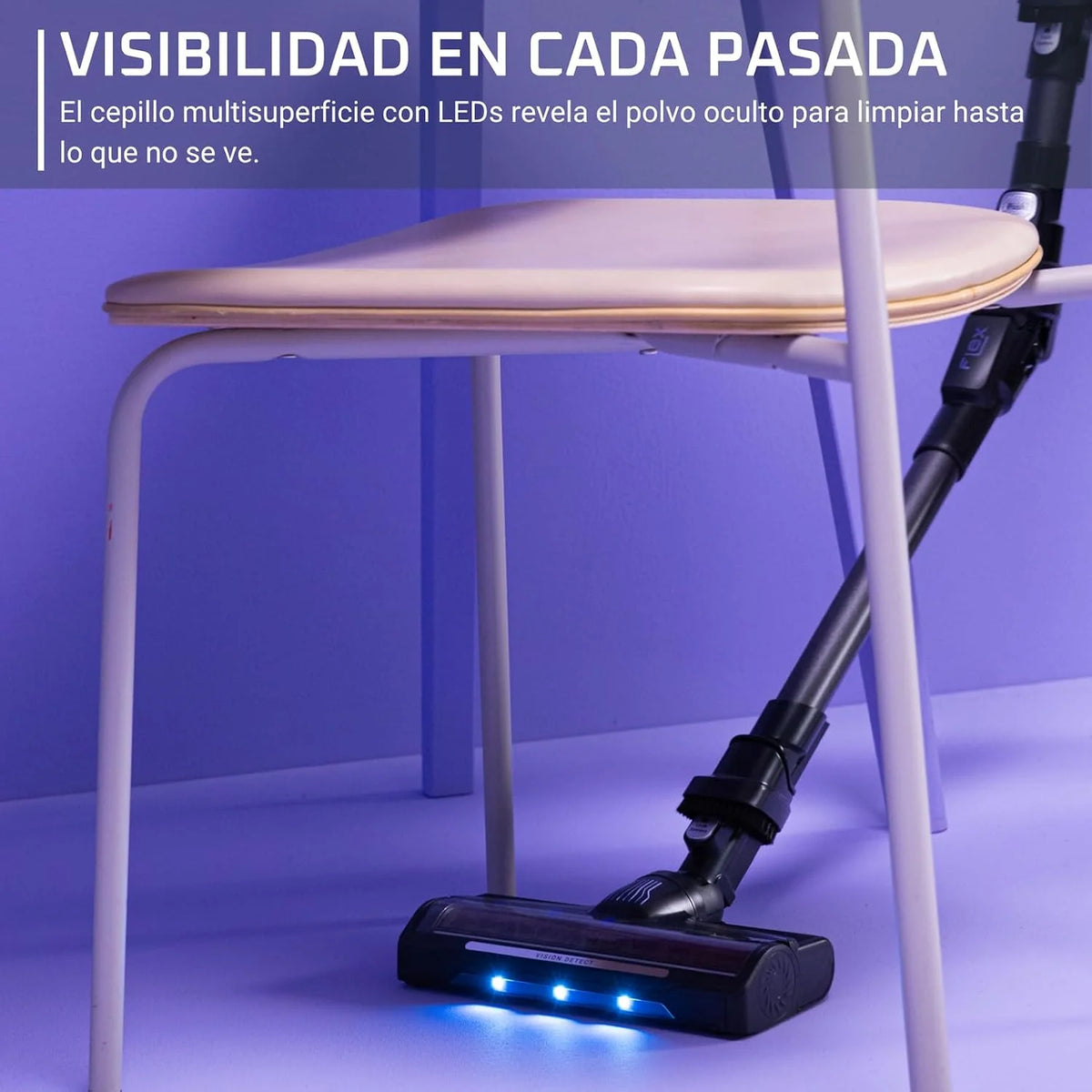 Rowenta X-Force Flex 9.80, Aspiradora Escoba Sin Cable, Allergy, Violeta
