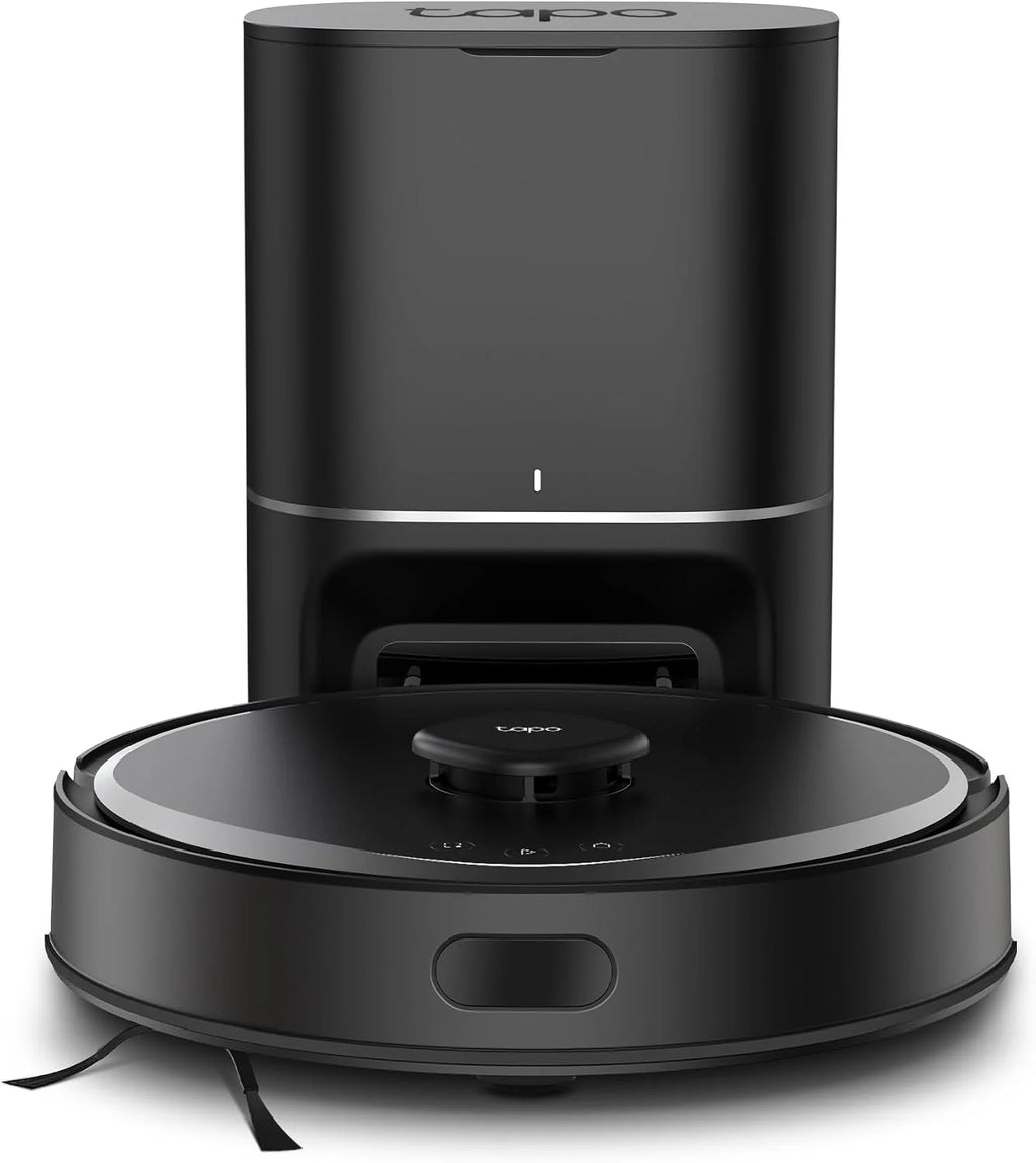Tapo RV30 MAX Plus-Robot Aspirador Fregasuelos, Base Autolimpieza, 5300Pa