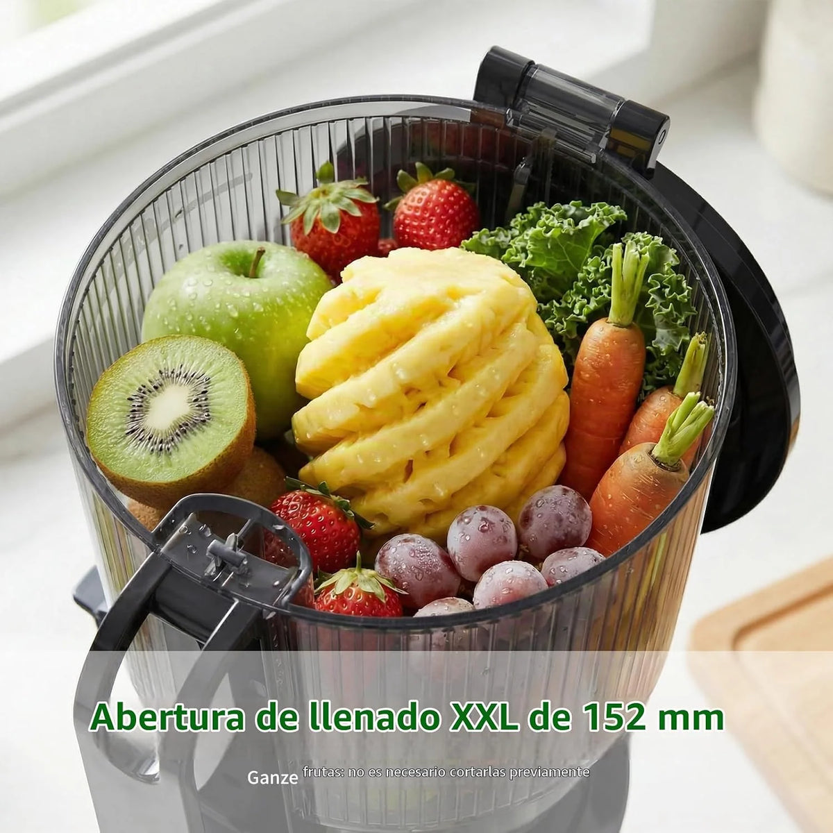 SJ-065 Extractor de Zumos en Frío, 400W, Boca XL 152 mm