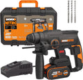 Worx WX381 Martillo Perforador Brushless 20V 2J Batería 4Ah