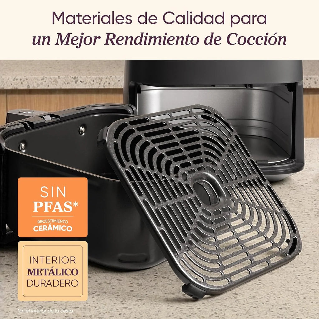 Cosori Freidora de Aire Turbo Blaze 6L, 9en1, Ultrarrápida, 95%Menos Aceite