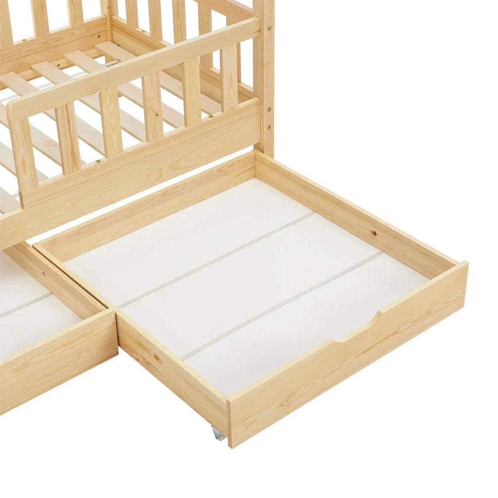 2026 Cama infantil Marli 90 x 200 cm con cajones de almacenamiento