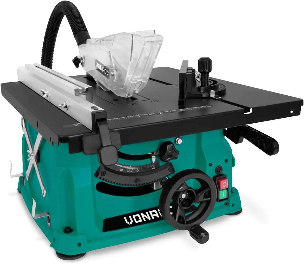 VONROC Sierra de mesa - compacto y portátil - 1500W
