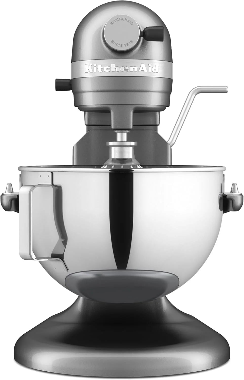 KitchenAid Batidora Amasadora Bowl-Lift 5.2L Heavy Duty, Cuerpo y Engranajes Metálicos, 11 Velocidades, Flex Edge, 67 Puntos de Contacto, Contour Silver