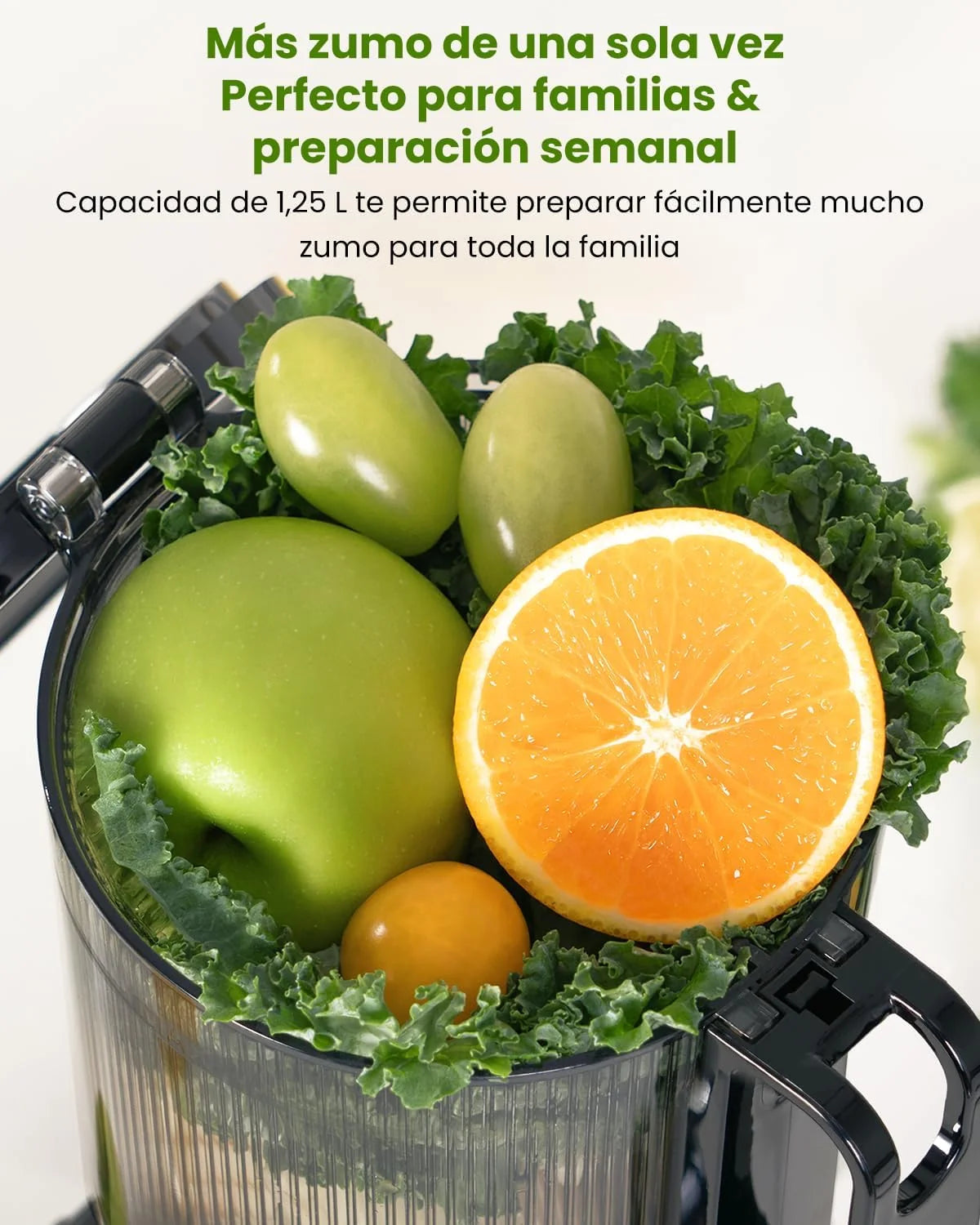 LINKChef extractor de zumos y verduras en frío 200 W, boca 115 mm