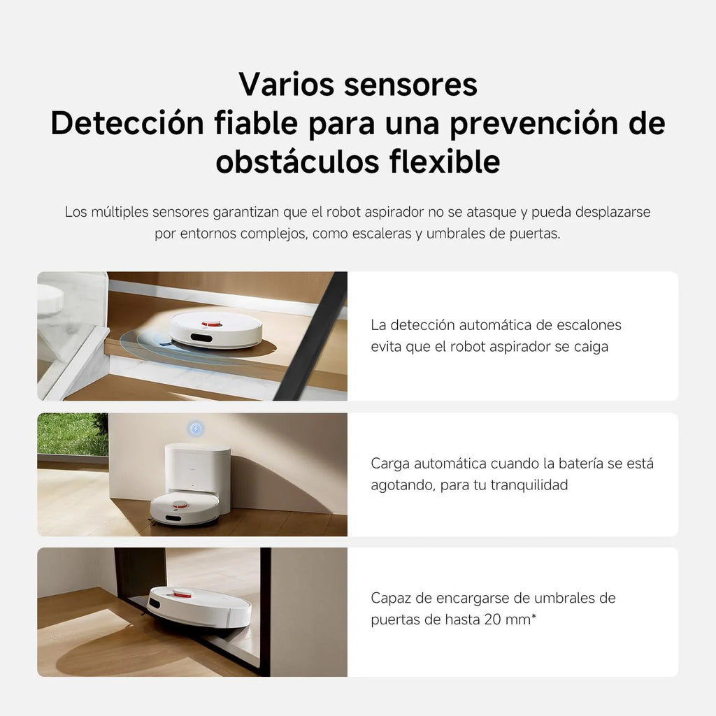 XIAOMI H40 Robot Aspirador con Auto-Vaciado, Aspiración 10000 Pa