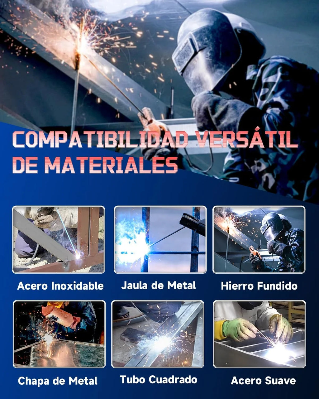 VECTOR WELDING Máquina de Soldar Inverter de Electrodos 200A, Soldadora MMA